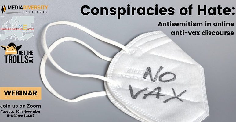 Event: Conspiracies of Hate: Antisemitism in Online Anti-Vax Discourse