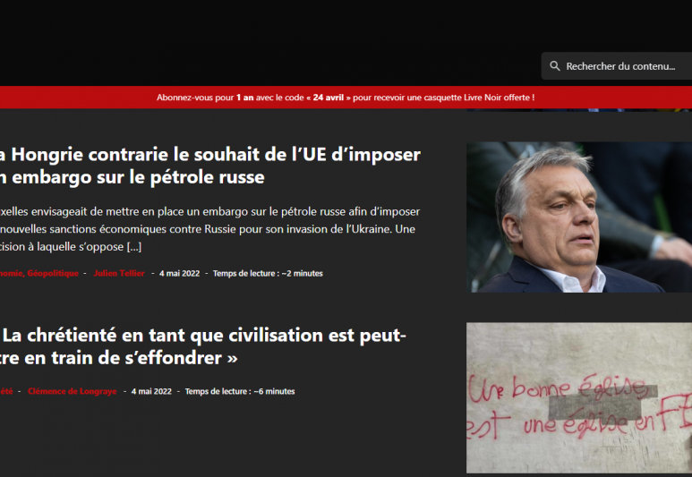 Livre Noir: The New Popular Media Outlet Backing France’s Far Right...