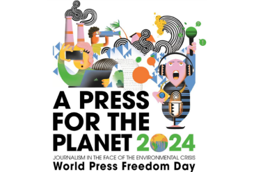 MDI panel at UNESCO 2024 World Press Freedom Day
