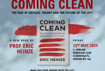 Coming Clean: Book launch explores the left’s crisis and the way for...