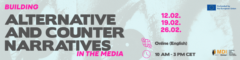 OPEN CALL: Building Alternative and Counter Narratives in the Media