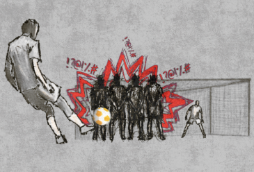 One Missed Penalty Away from Hate 