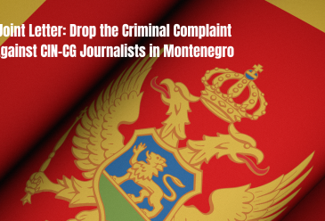 Joint Letter: Drop the Criminal Complaint Against CIN-CG Journalists i...